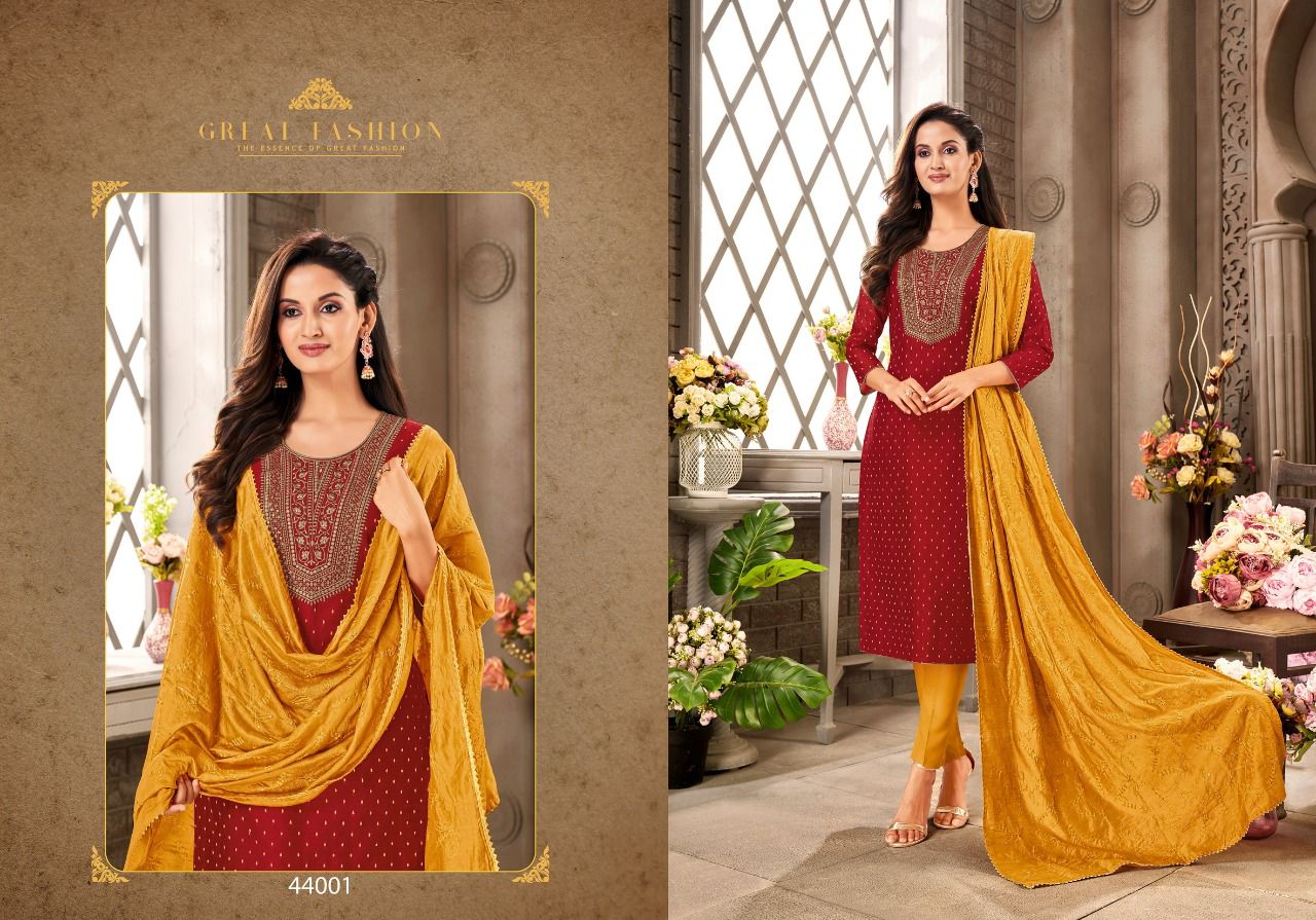 Kapil Trendz Queen 2 Designer New Exclusive Wear Silk Readymade Suit Collection